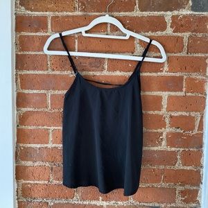 Black Tank Caged Open Back - S